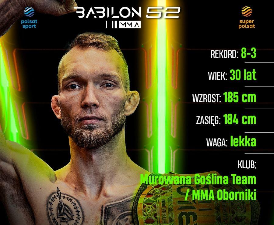 Krzysztof Mendlewski na Babilon MMA 52