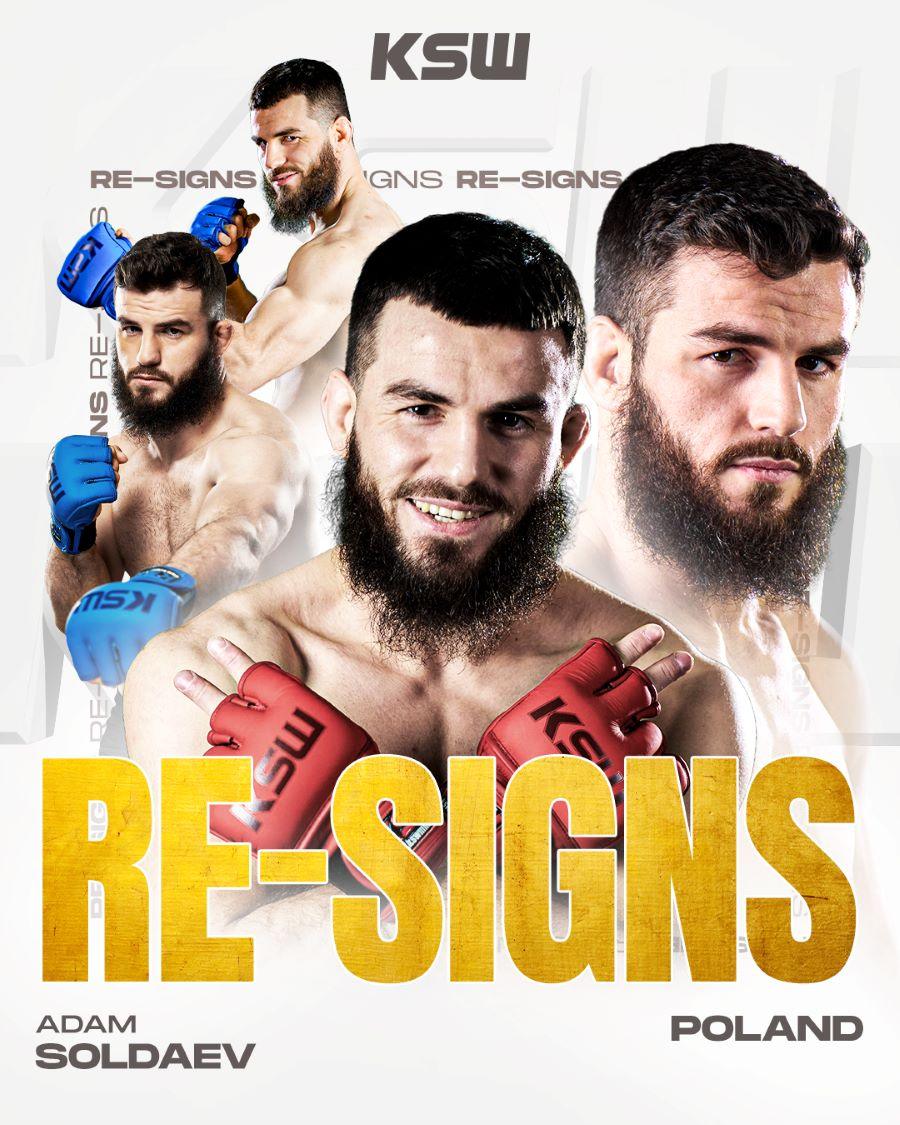 Adam Soldaev z nowym kontraktem KSW