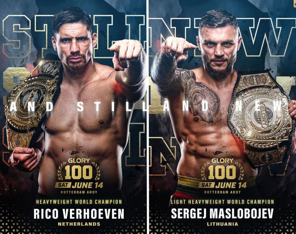 GLORY 100 – Verhoeven i Maslobojev z pasami! Wyniki & Video